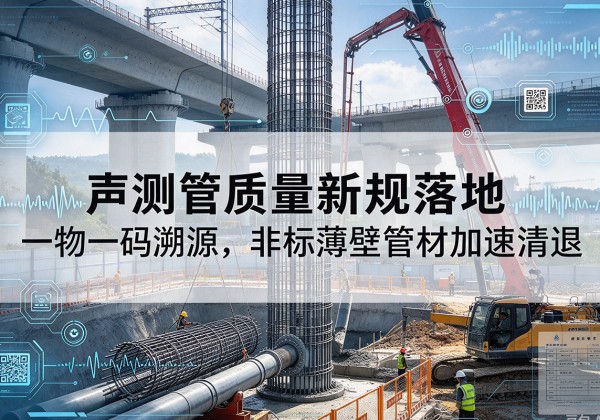 秦都声测管质量新规落地，一物一码溯源，非标薄壁管材加速清退